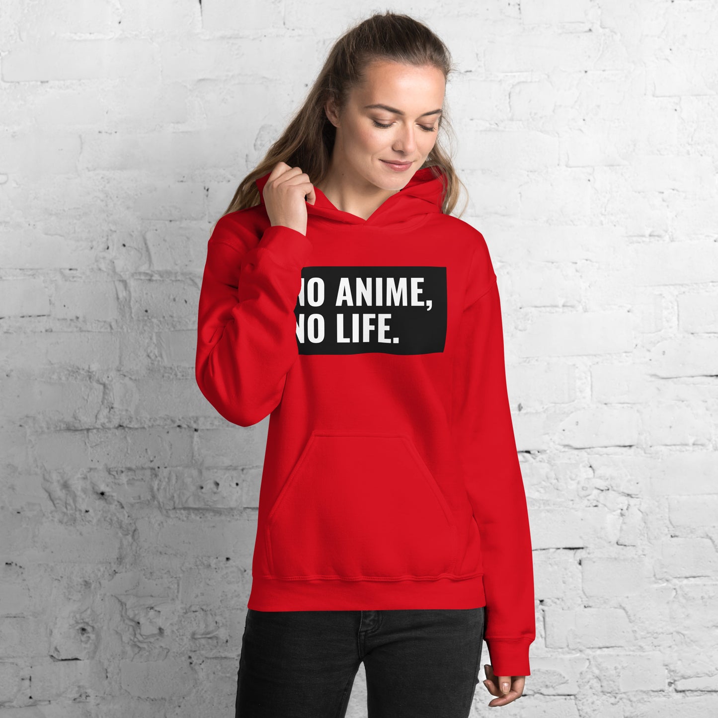Womens No Anime Hoodie